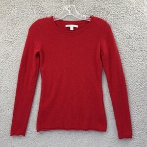 Y2K Old Navy‎ Cashmere Sweater Red Quiet Luxury Holiday 2008 Women's Small
